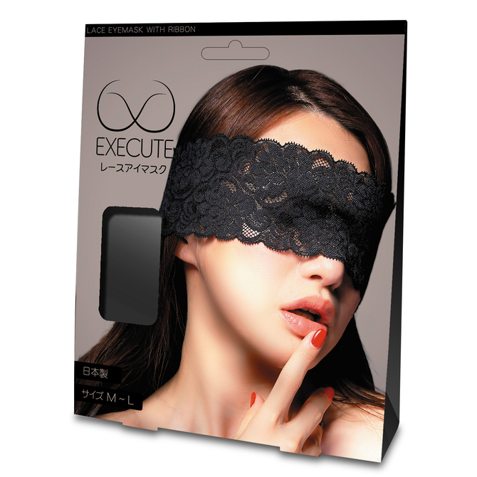 EXECUTE Lace Eye Mask With Ribbon MK009